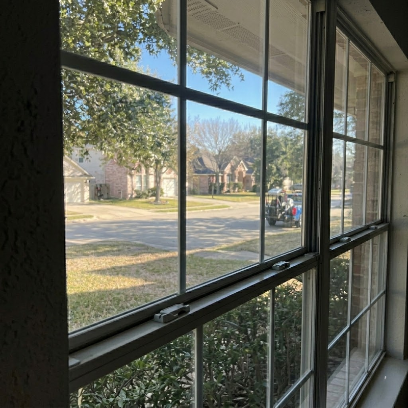 Fensterreinigung - Glasfassade - Nachher