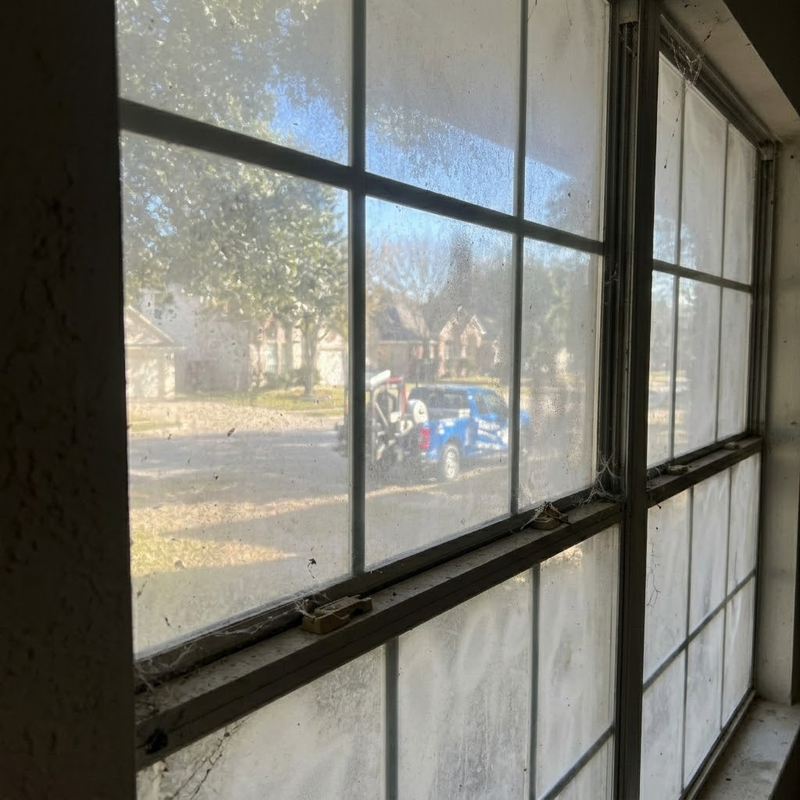 Fensterreinigung - Glasfassade - Vorher